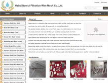 Tablet Screenshot of filtrationwiremesh.com